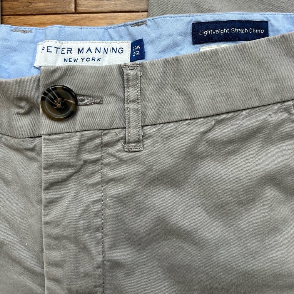 Peter Manning Grey Chinos View 3